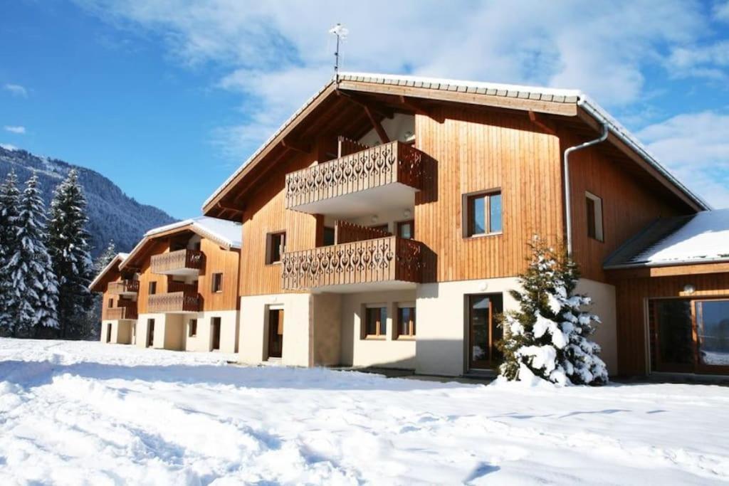 Appartement Rez-De-Chaussee, Cosy T3 4 A 6 Pers Avec Piscines Interieure & Exterieure A Samoens En Haute-Savoie Buitenkant foto