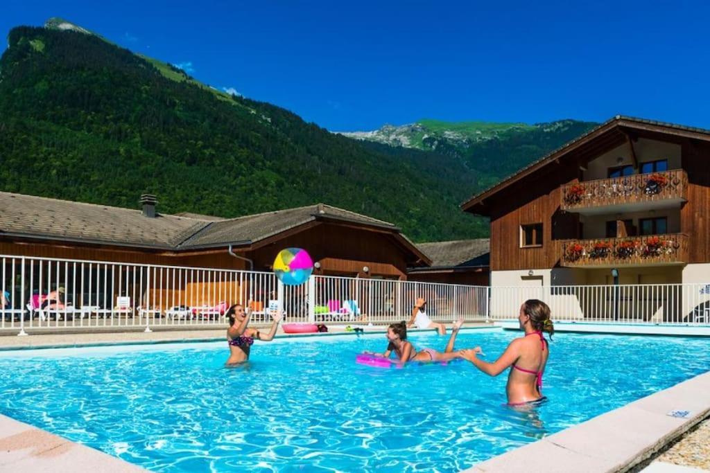 Appartement Rez-De-Chaussee, Cosy T3 4 A 6 Pers Avec Piscines Interieure & Exterieure A Samoens En Haute-Savoie Buitenkant foto